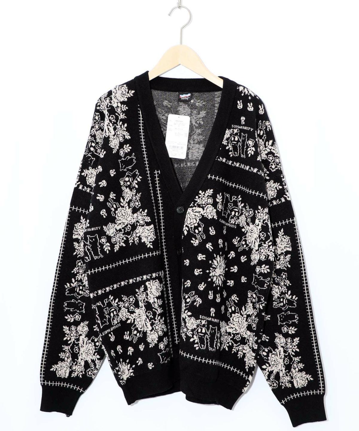 バンダナ柄ジャガードカーディガン-11