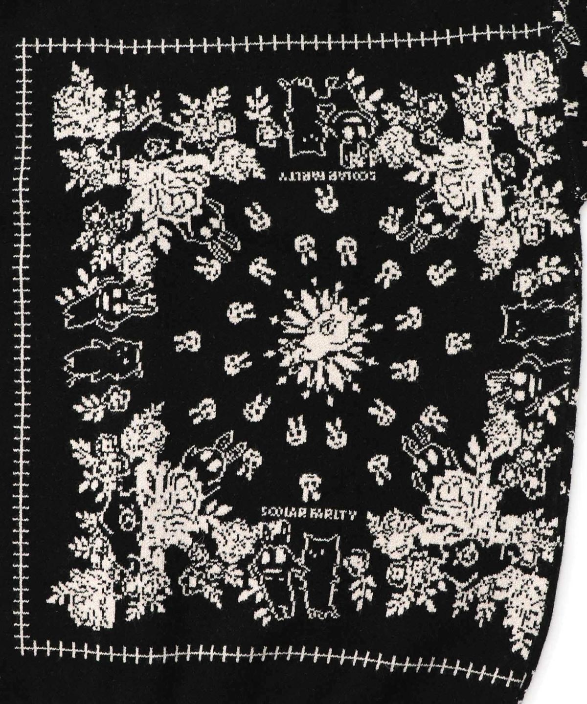 バンダナ柄ジャガードカーディガン-12