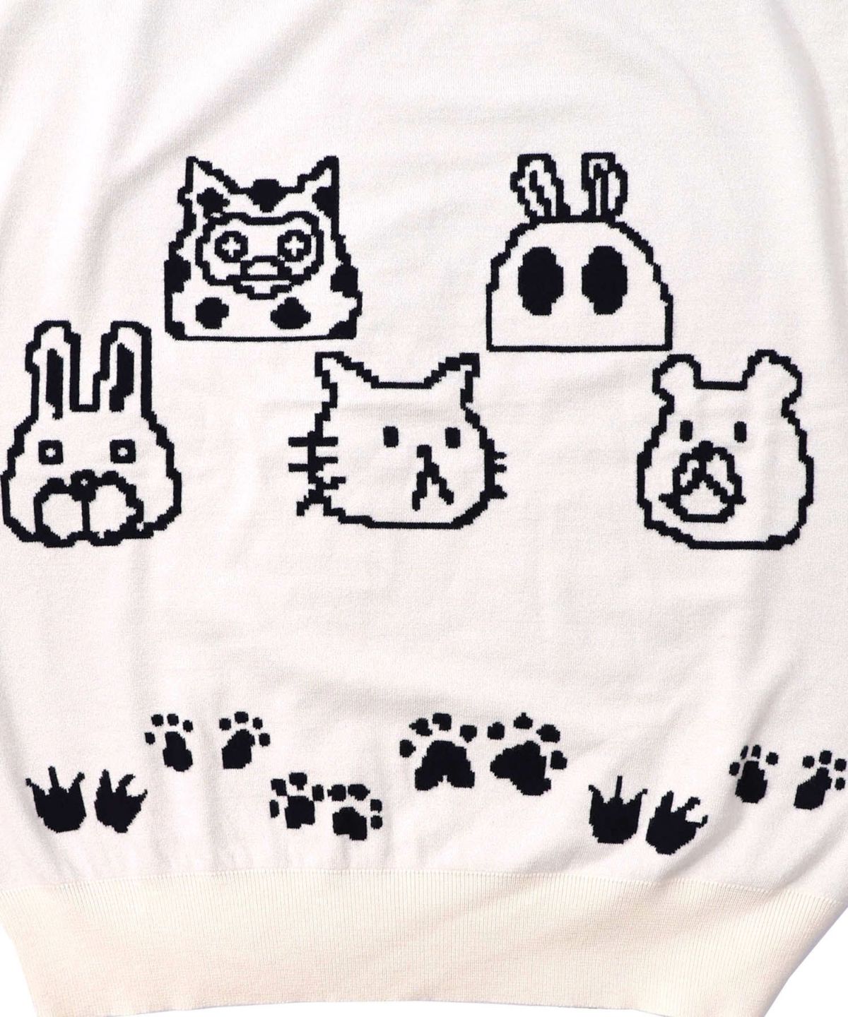 リバーシブルドット絵柄ニットプルオーバー-20