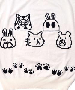 リバーシブルドット絵柄ニットプルオーバー-20