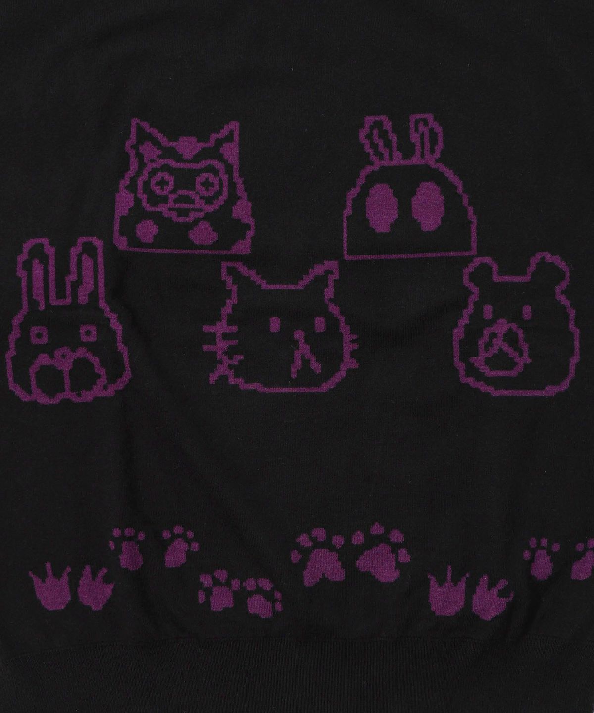 リバーシブルドット絵柄ニットプルオーバー-23