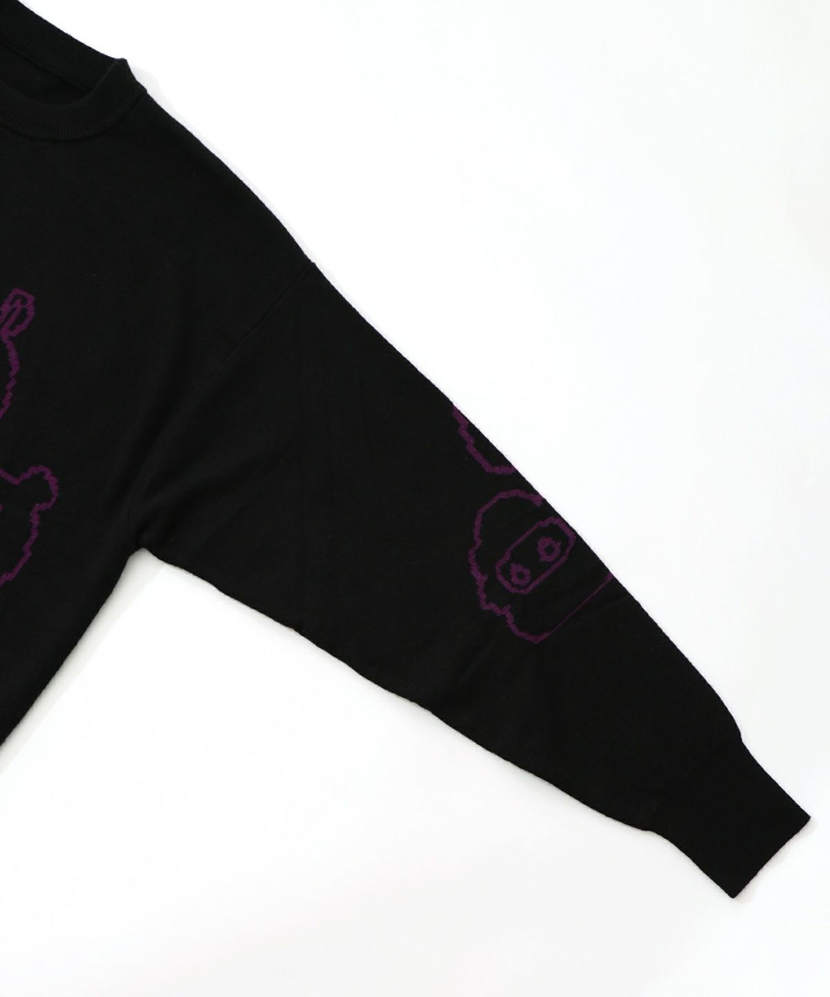 リバーシブルドット絵柄ニットプルオーバー-25