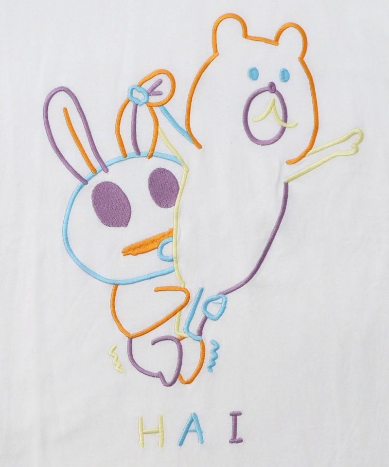 組体操クマうさぎ刺繍プルオーバー-9