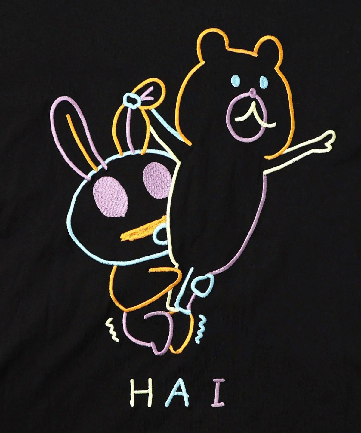 組体操クマうさぎ刺繍プルオーバー-13