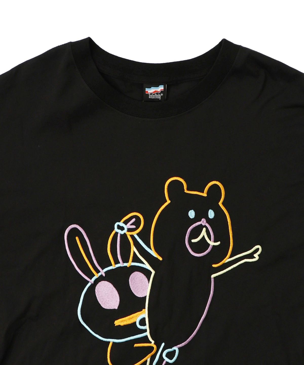 組体操クマうさぎ刺繍プルオーバー-14