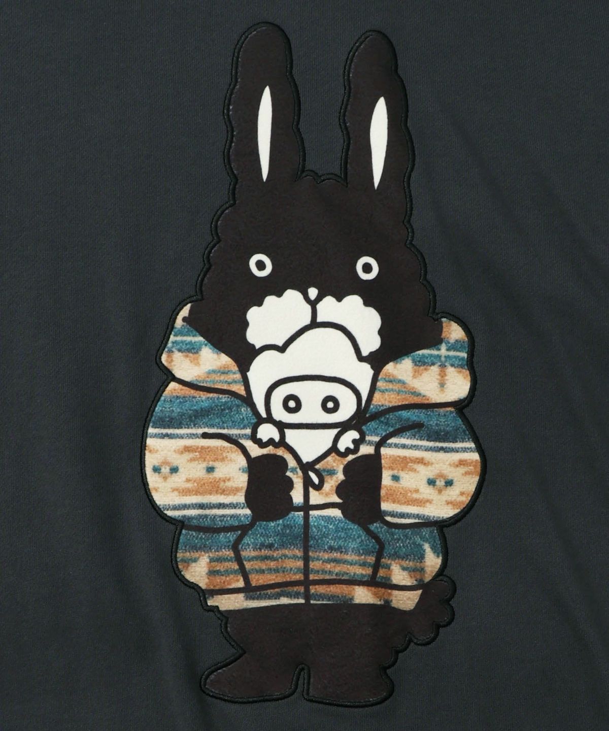 冬支度もけラビル配色プルオーバー-9