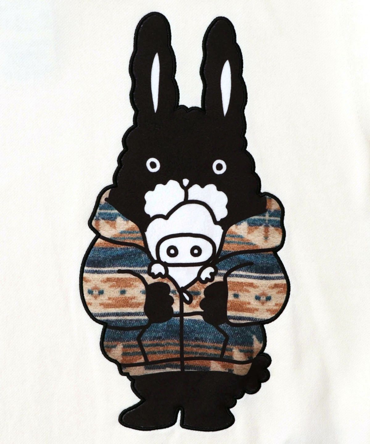 冬支度もけラビル配色プルオーバー-11