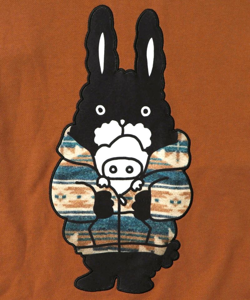 冬支度もけラビル配色プルオーバー-13