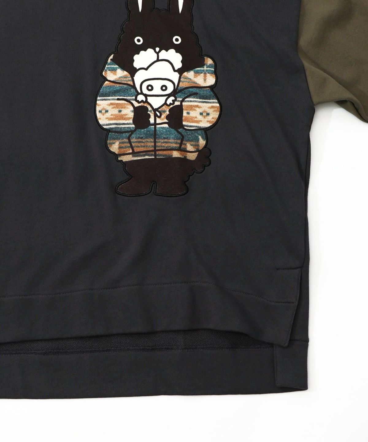 冬支度もけラビル配色プルオーバー-16