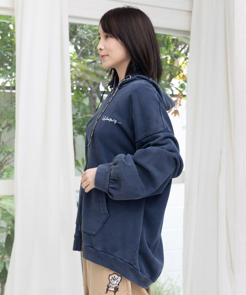 雪*く様  Host パーカー ネイビー スケッチド・ダークネコ パーカー – RakuInk