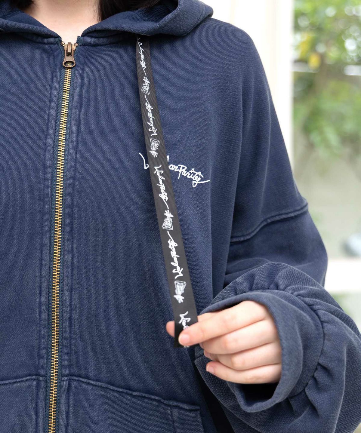 落書き風裏毛スノーウォッシュパーカー-7