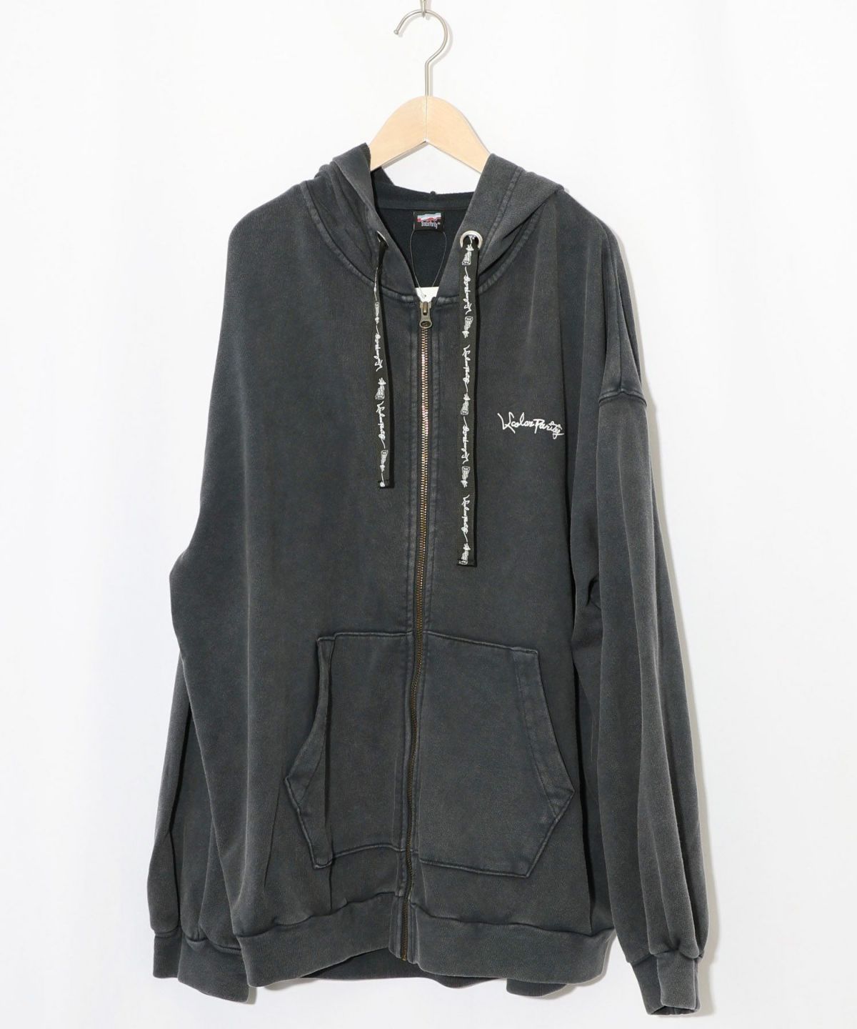 落書き風裏毛スノーウォッシュパーカー-17