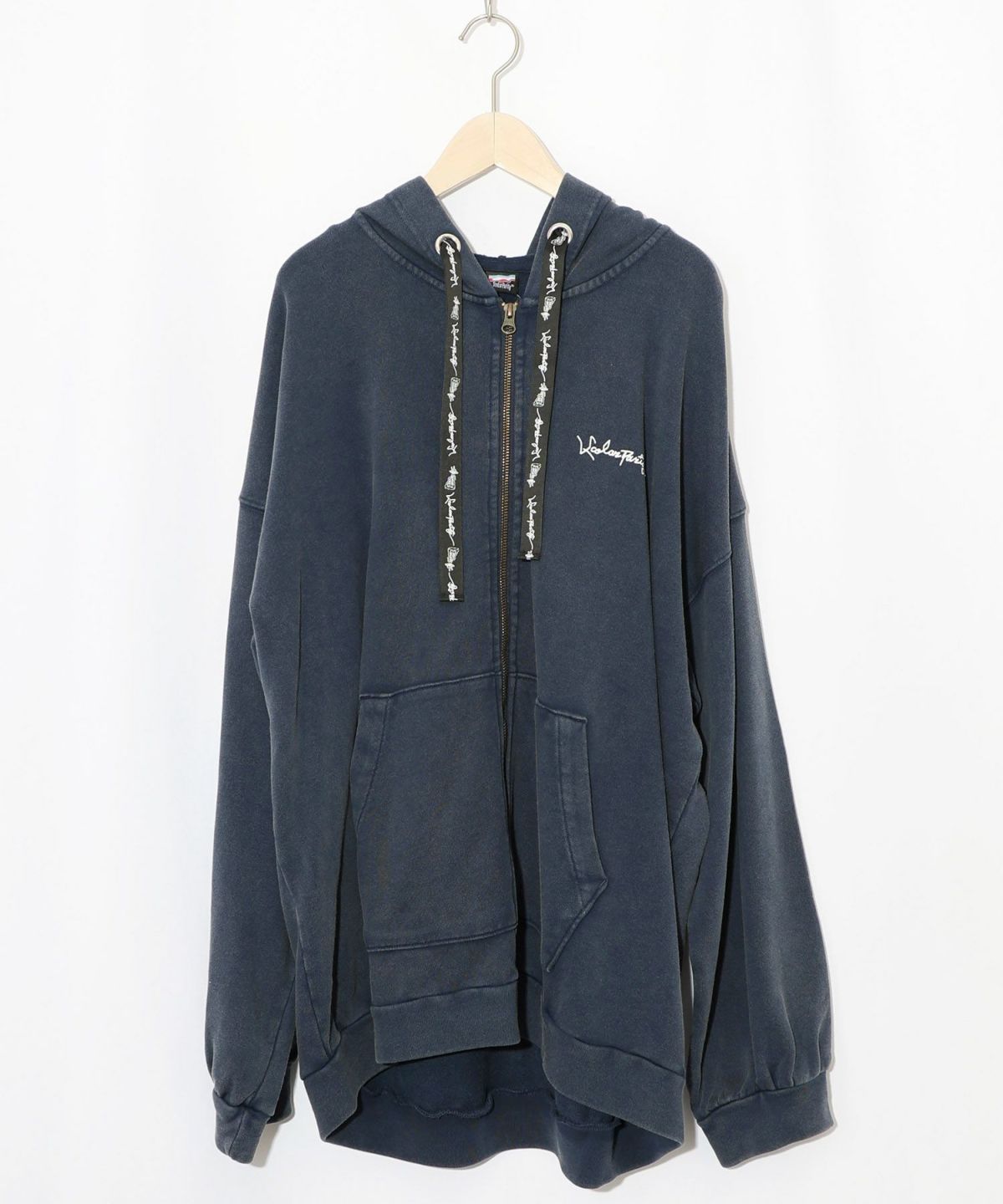 落書き風裏毛スノーウォッシュパーカー-20