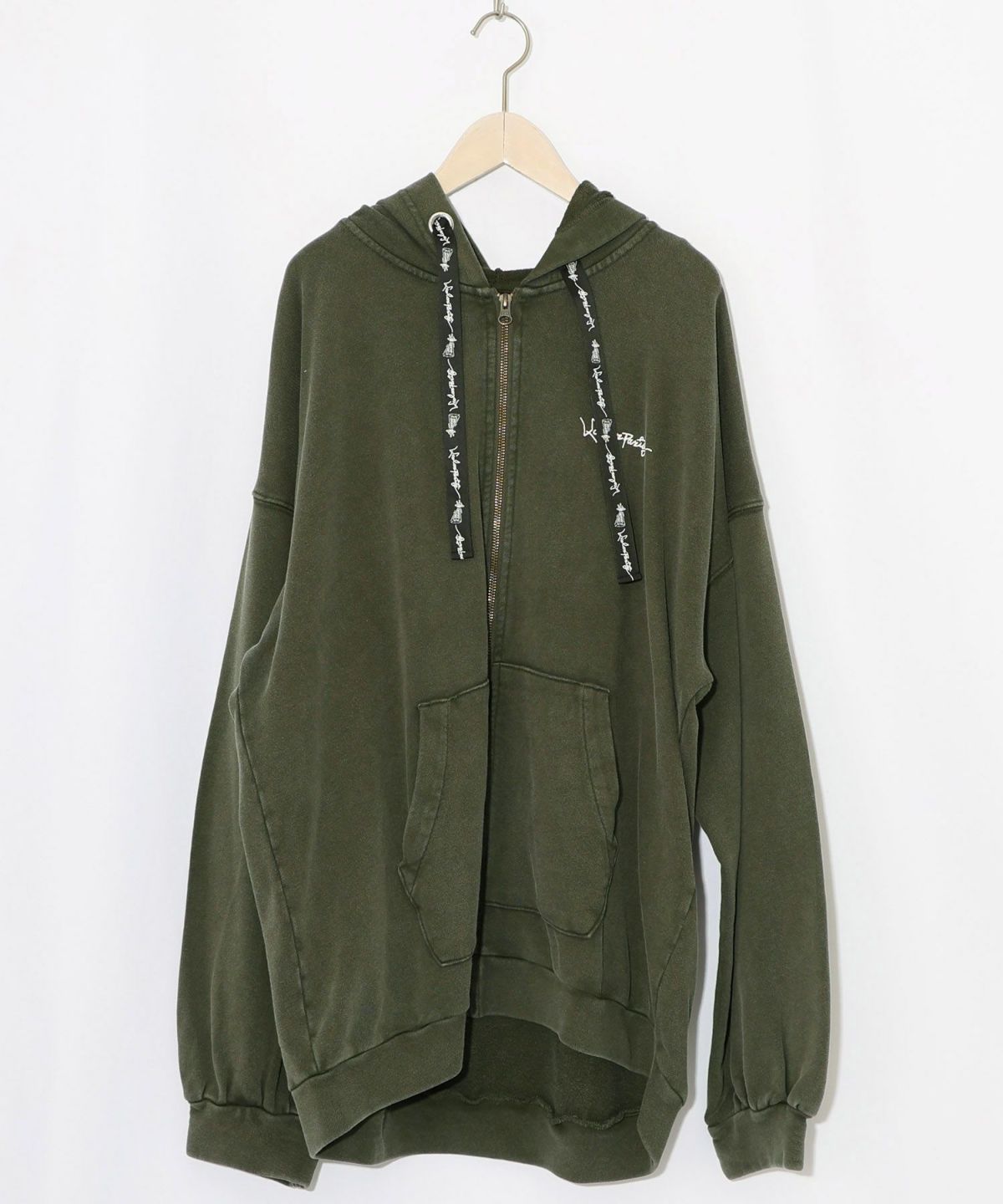 落書き風裏毛スノーウォッシュパーカー-23