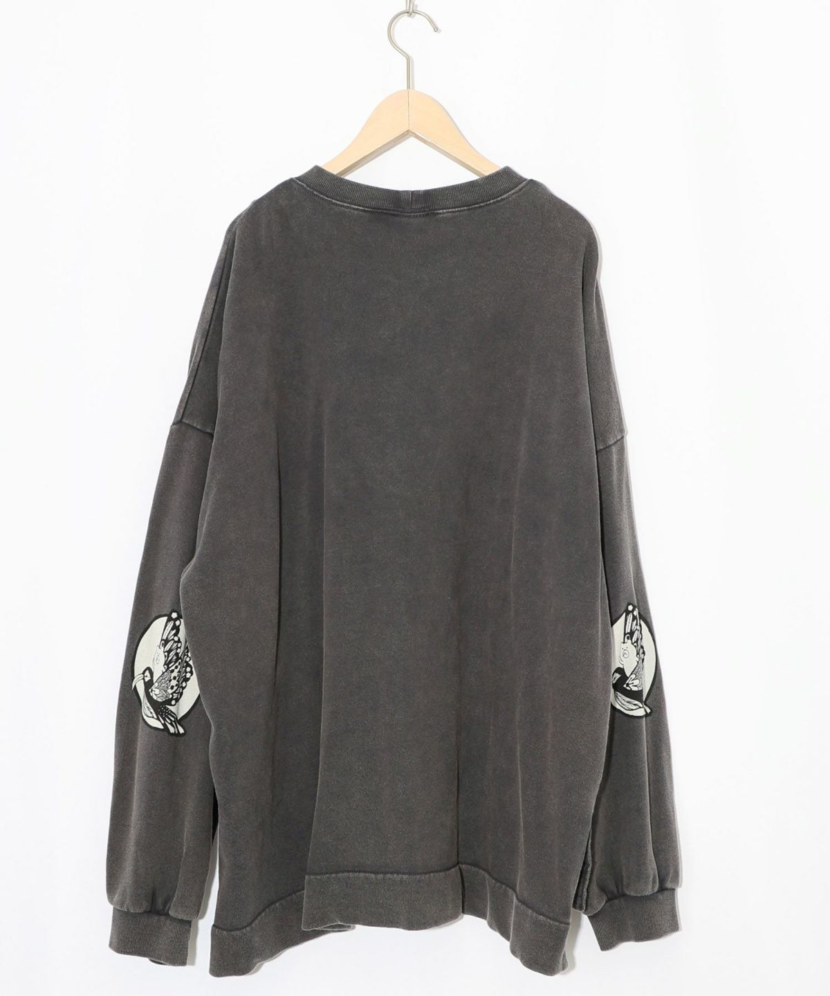 抜染Parity和柄裏毛プルオーバー-10