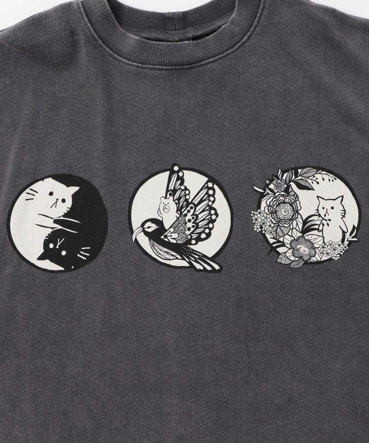 抜染Parity和柄裏毛プルオーバー-11