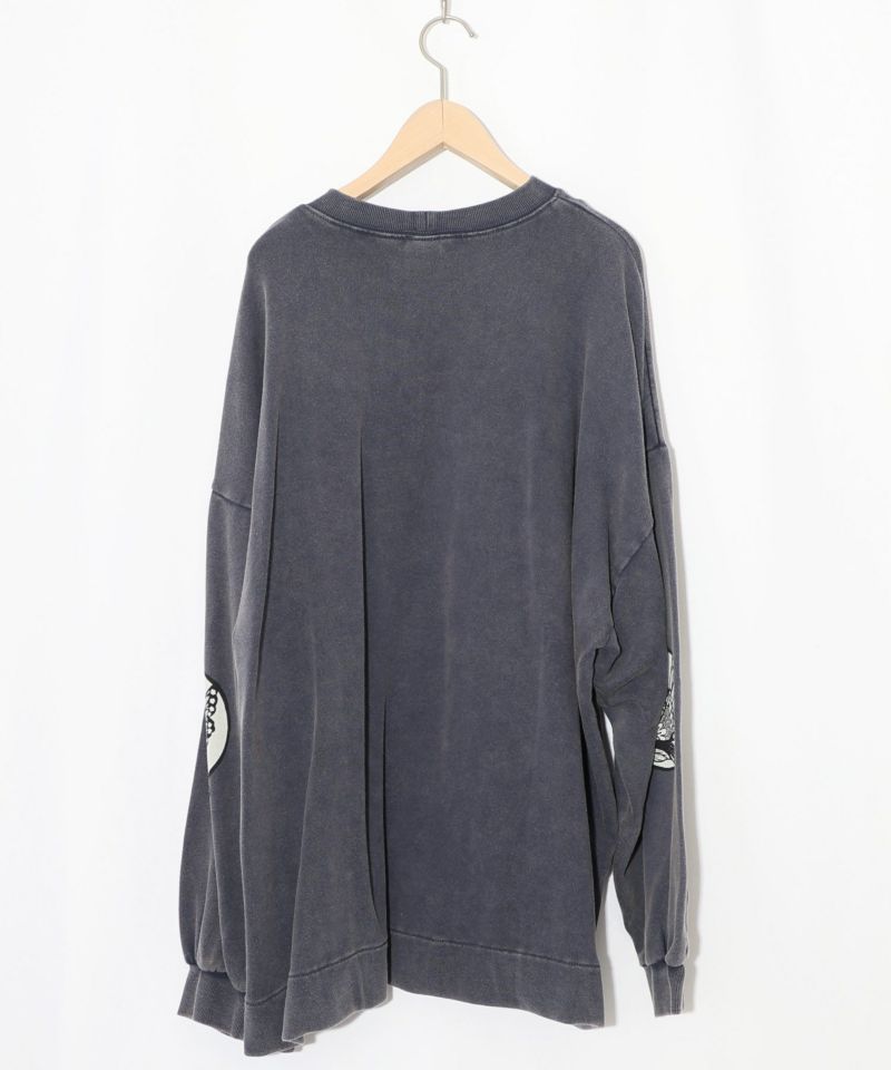 抜染Parity和柄裏毛プルオーバー-13