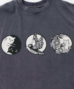 抜染Parity和柄裏毛プルオーバー-14