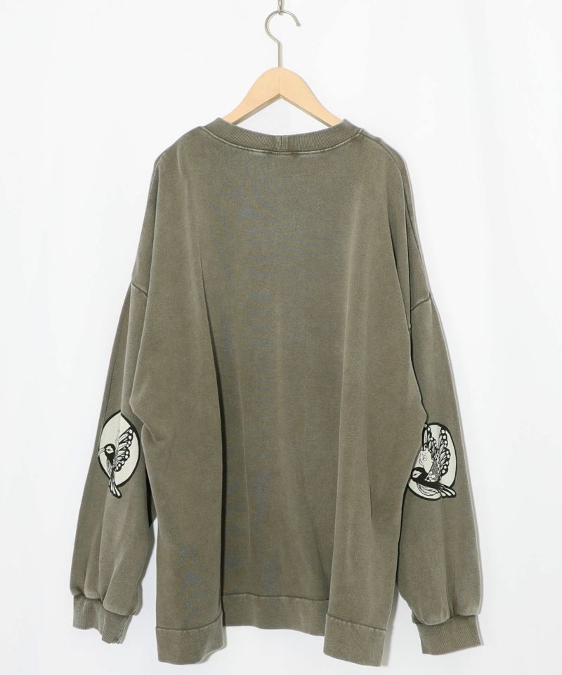 抜染Parity和柄裏毛プルオーバー-16