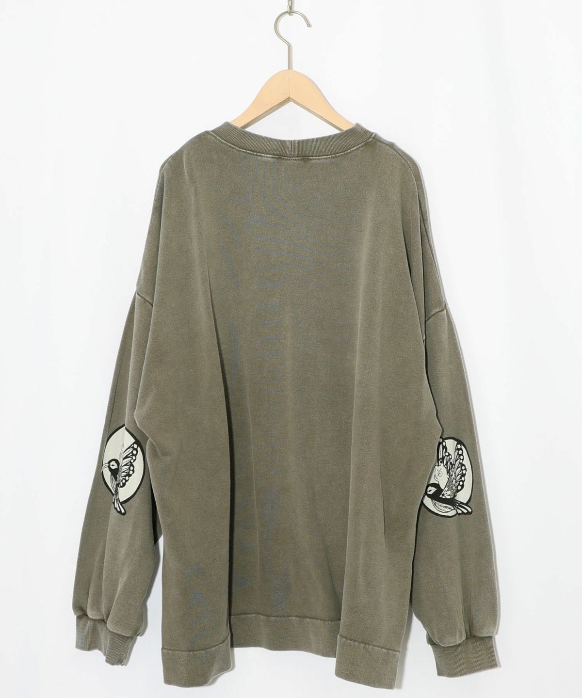 抜染Parity和柄裏毛プルオーバー-16