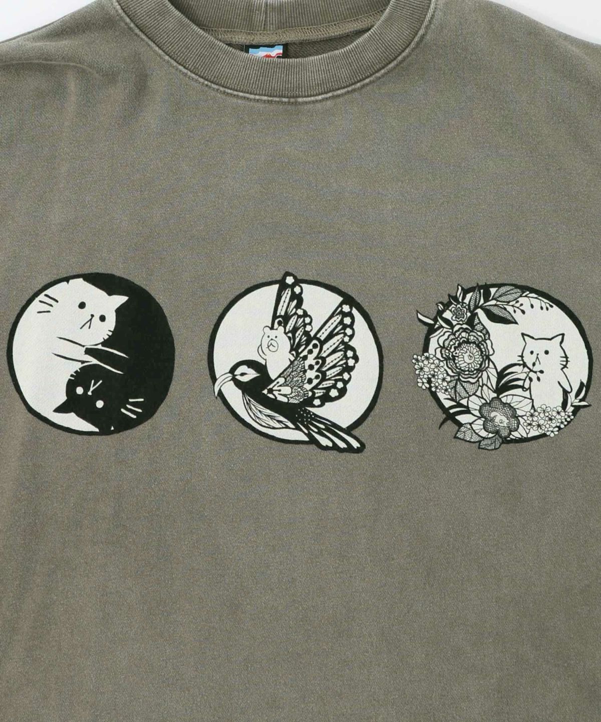 抜染Parity和柄裏毛プルオーバー-17