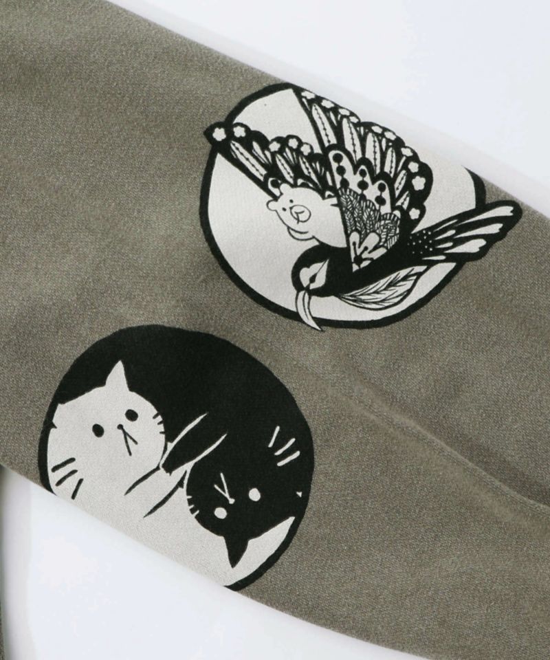 抜染Parity和柄裏毛プルオーバー-21