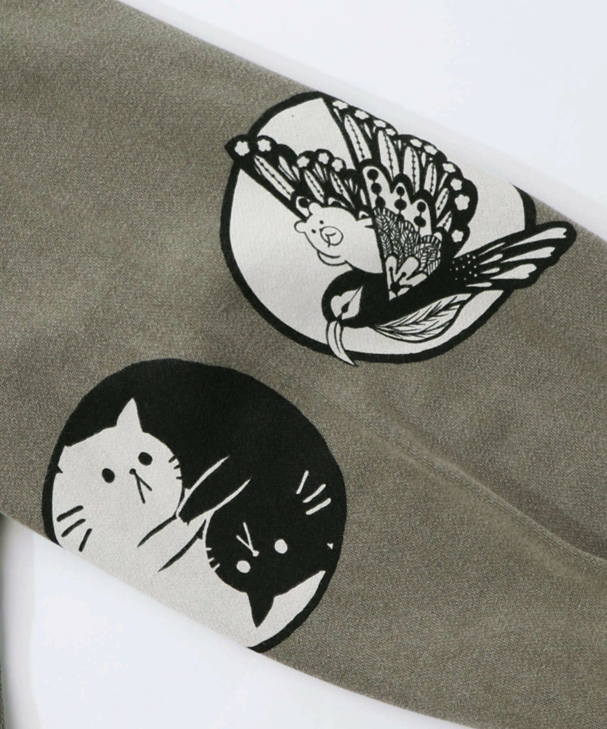 抜染Parity和柄裏毛プルオーバー-21