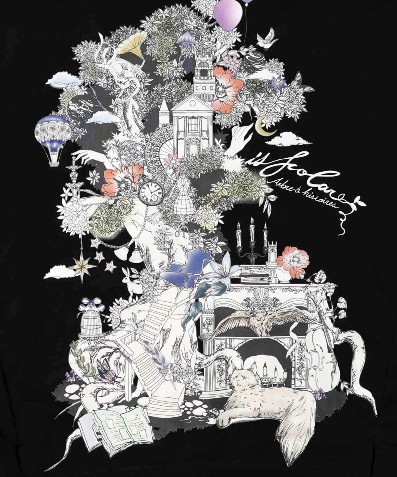 フリンジシフォン切替裏毛プルオーバー-13