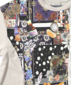 異素材ミックス裏毛アシメワンピース-11