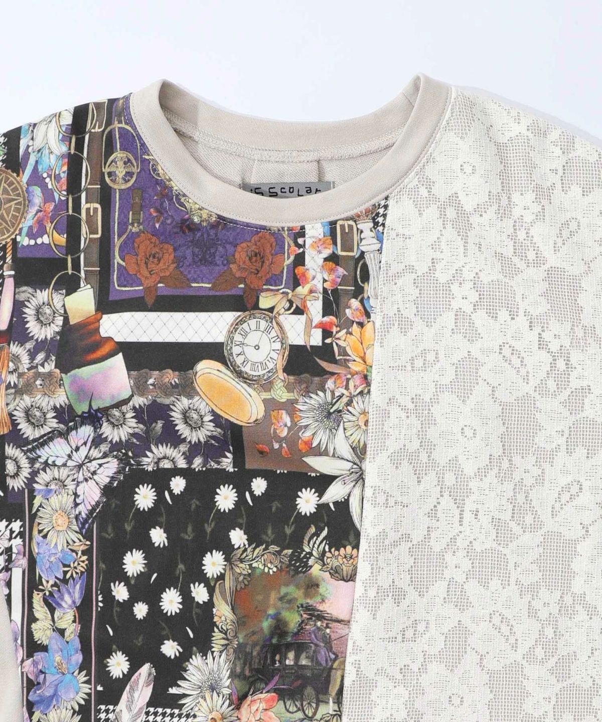 異素材ミックス裏毛アシメワンピース-12