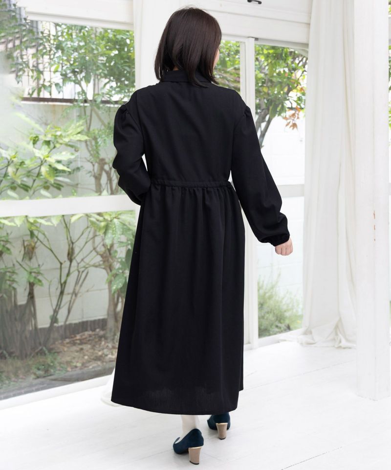 星×タロットコラージュ柄シャツワンピ-5