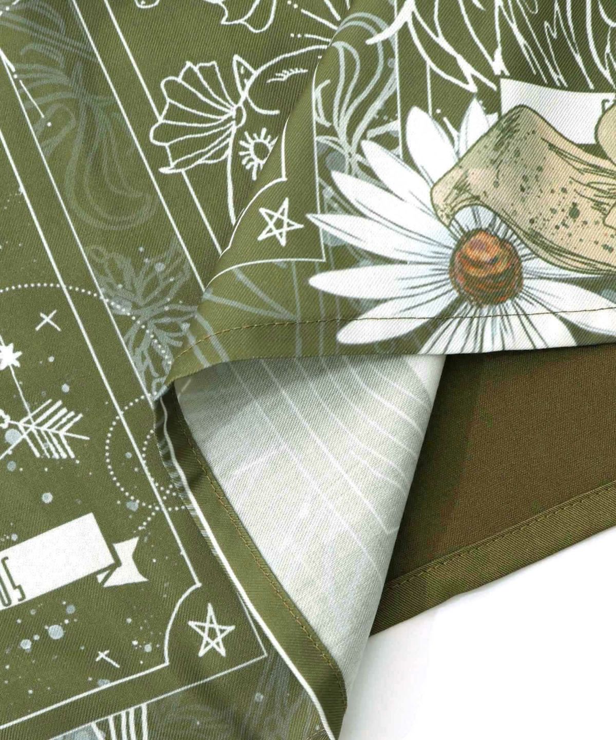 星×タロットコラージュ柄シャツワンピ-21