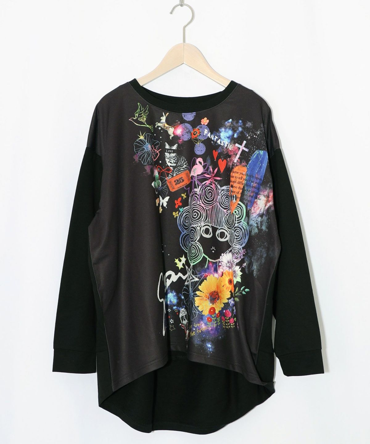 宇宙スカラーちゃん 異素材切替プルオーバー-7