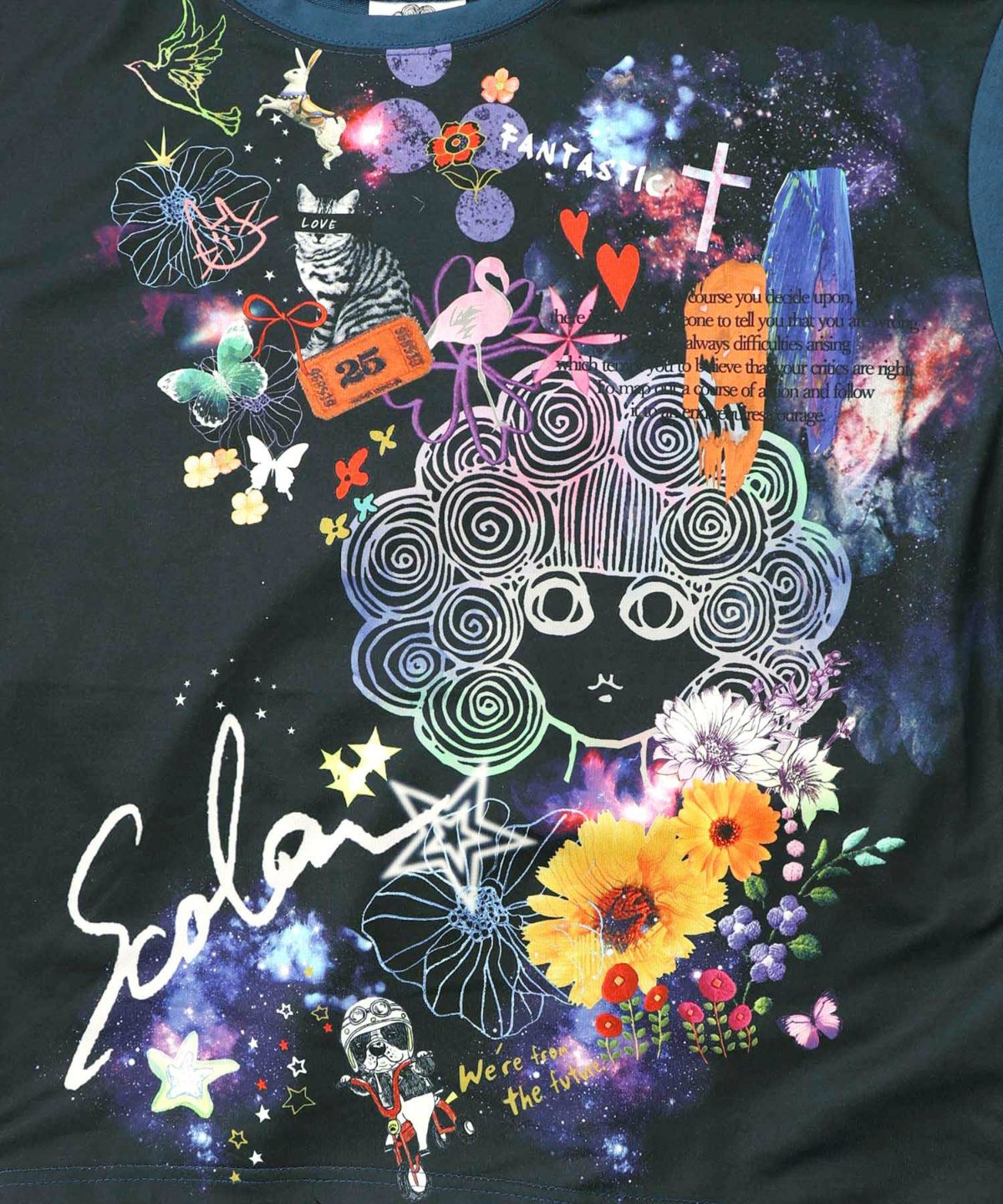 宇宙スカラーちゃん 異素材切替プルオーバー-12