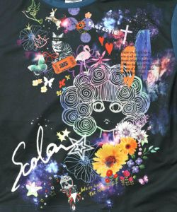 宇宙スカラーちゃん 異素材切替プルオーバー-12