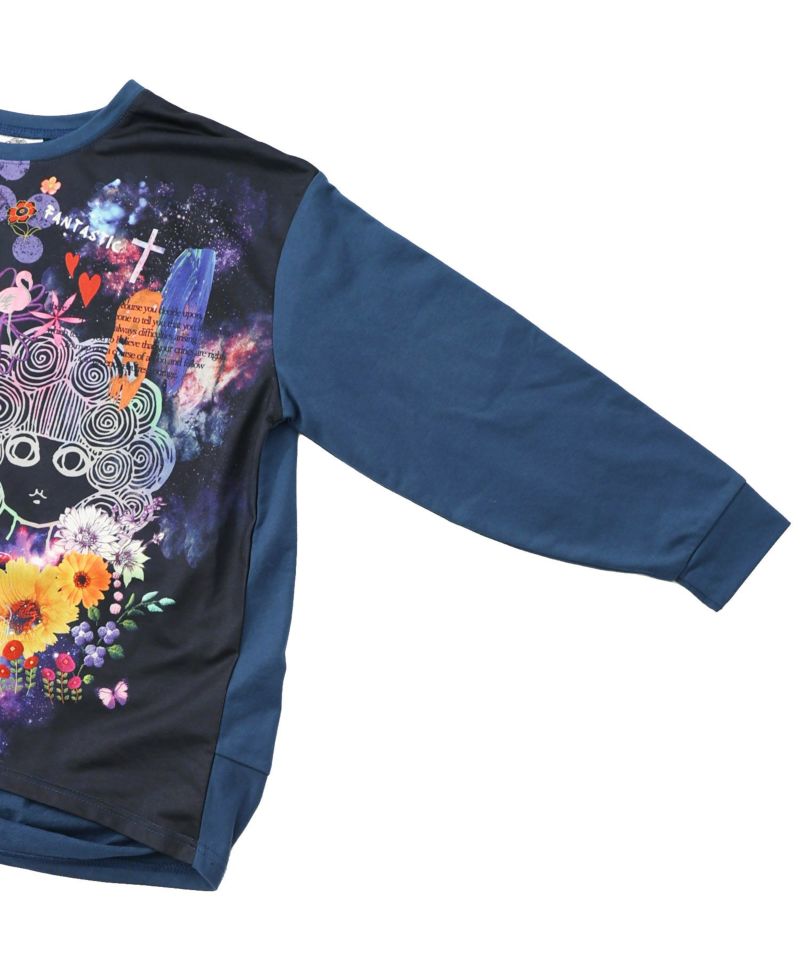 宇宙スカラーちゃん 異素材切替プルオーバー-14