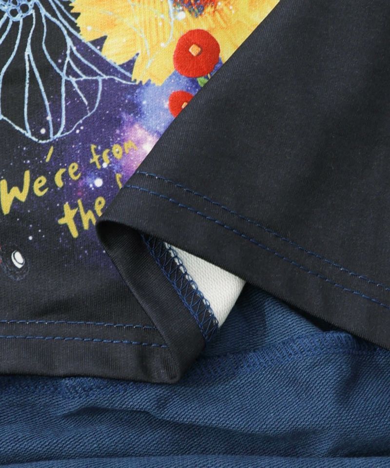 宇宙スカラーちゃん 異素材切替プルオーバー-15