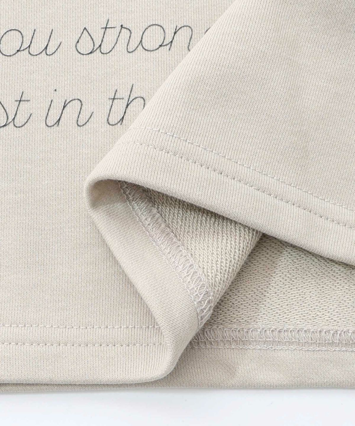 ネコ怪獣とチェック柄 切替裏毛プルオーバー-17