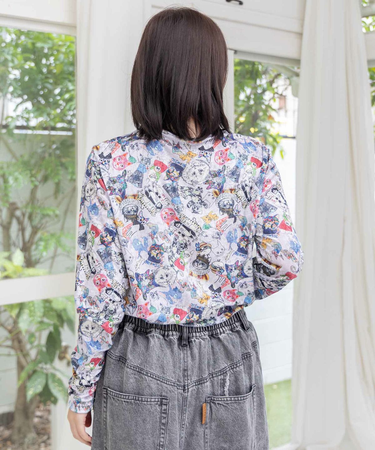 3柄展開クラッシュベロアロンT-5