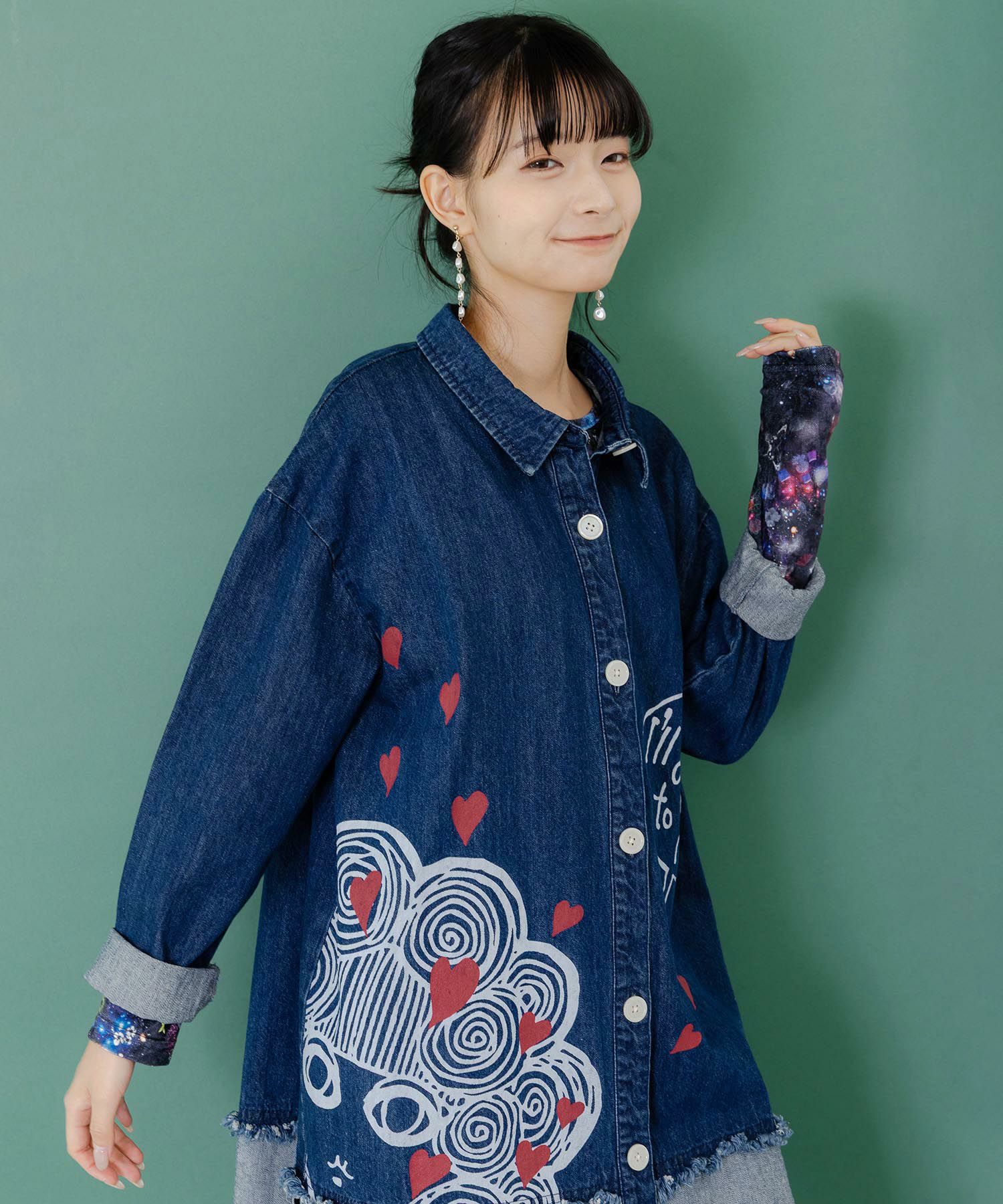 3柄展開クラッシュベロアロンT-7