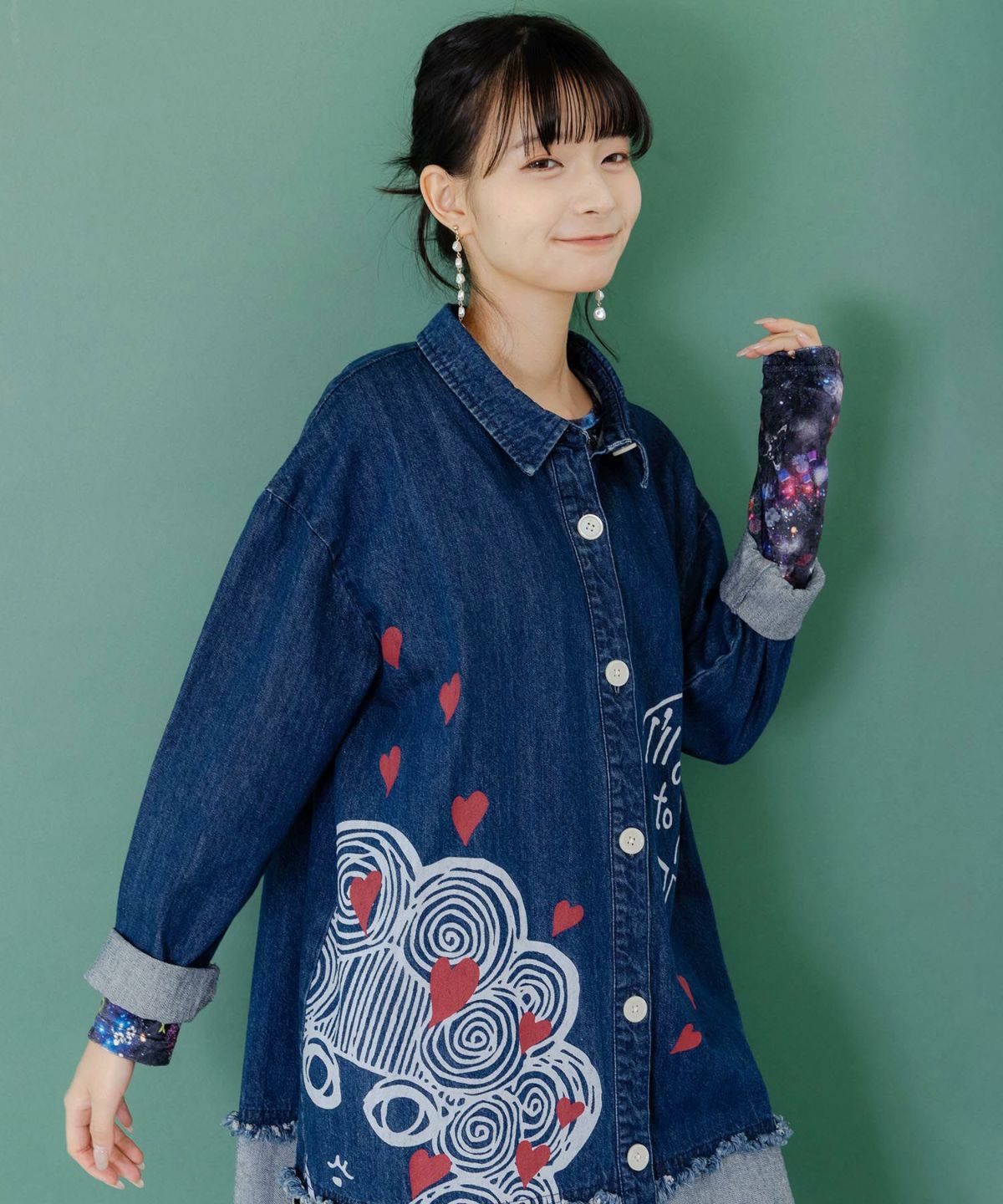 3柄展開クラッシュベロアロンT-7