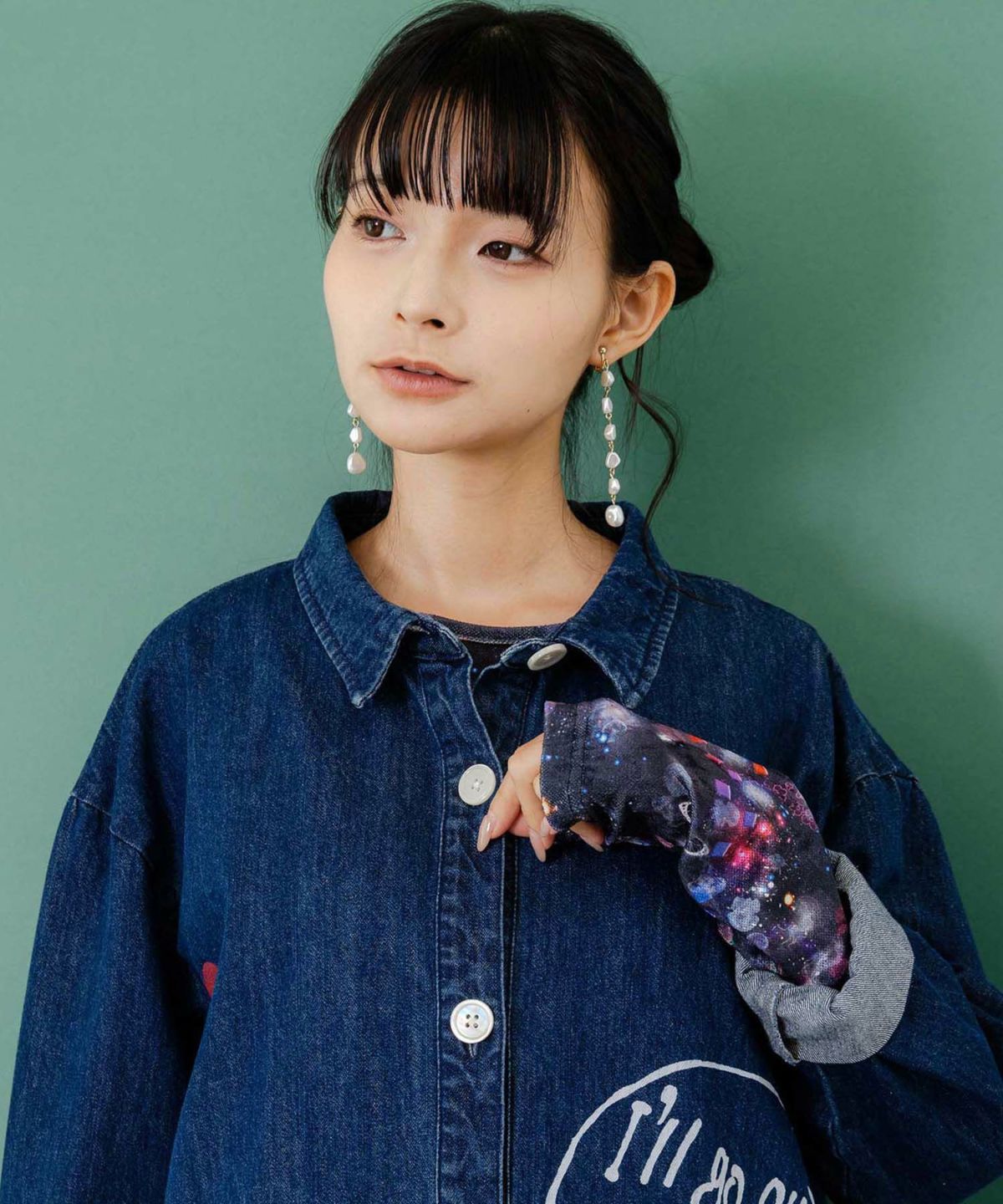 3柄展開クラッシュベロアロンT-8