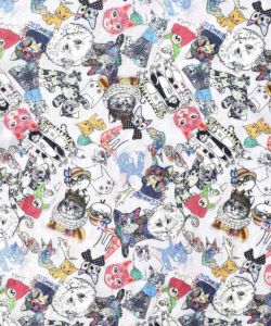 3柄展開クラッシュベロアロンT-14