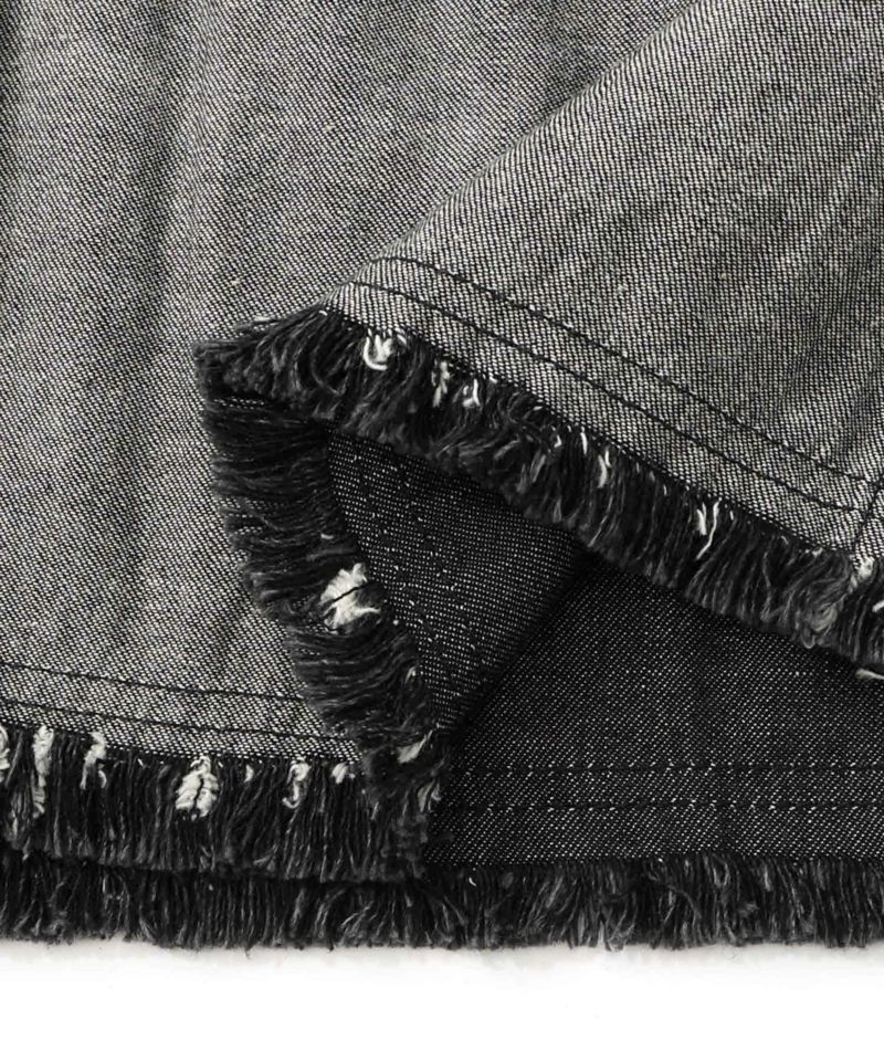 ひょっこりスカラーちゃん柄デニムシャツアウター-18