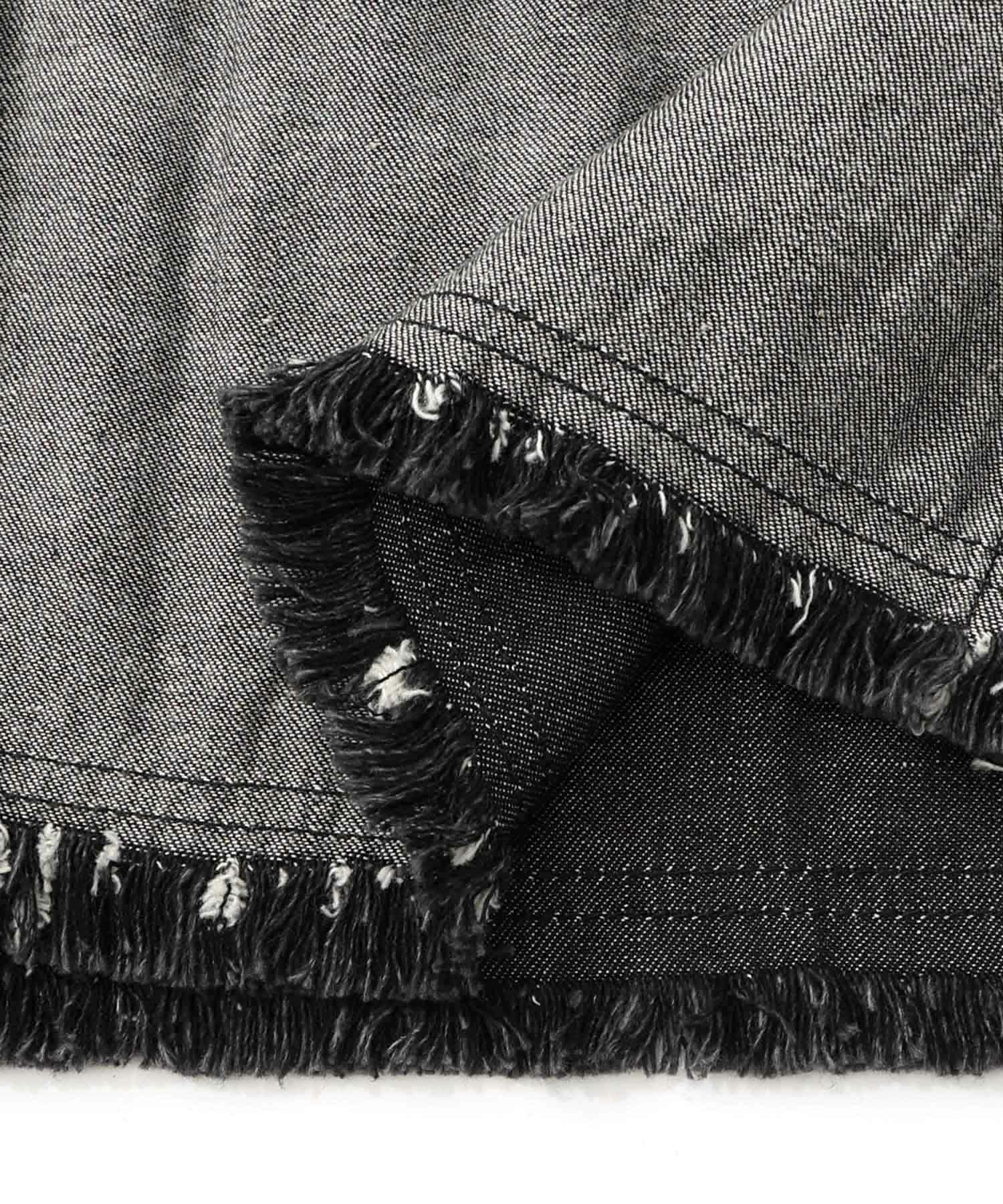 ひょっこりスカラーちゃん柄デニムシャツアウター-18