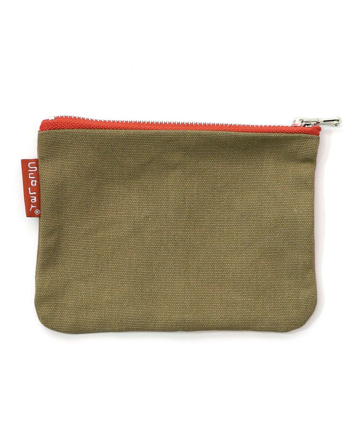 スカラーちゃん×ネコ配色フラットポーチ-12