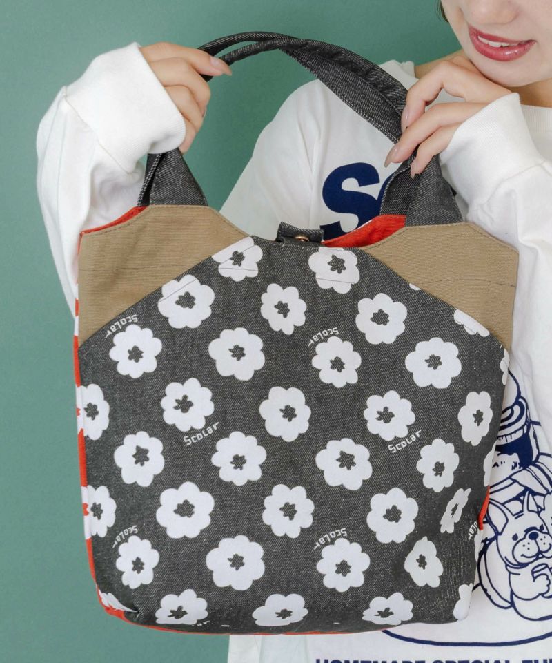 スカラーちゃん×お花ランチトートバッグ-5