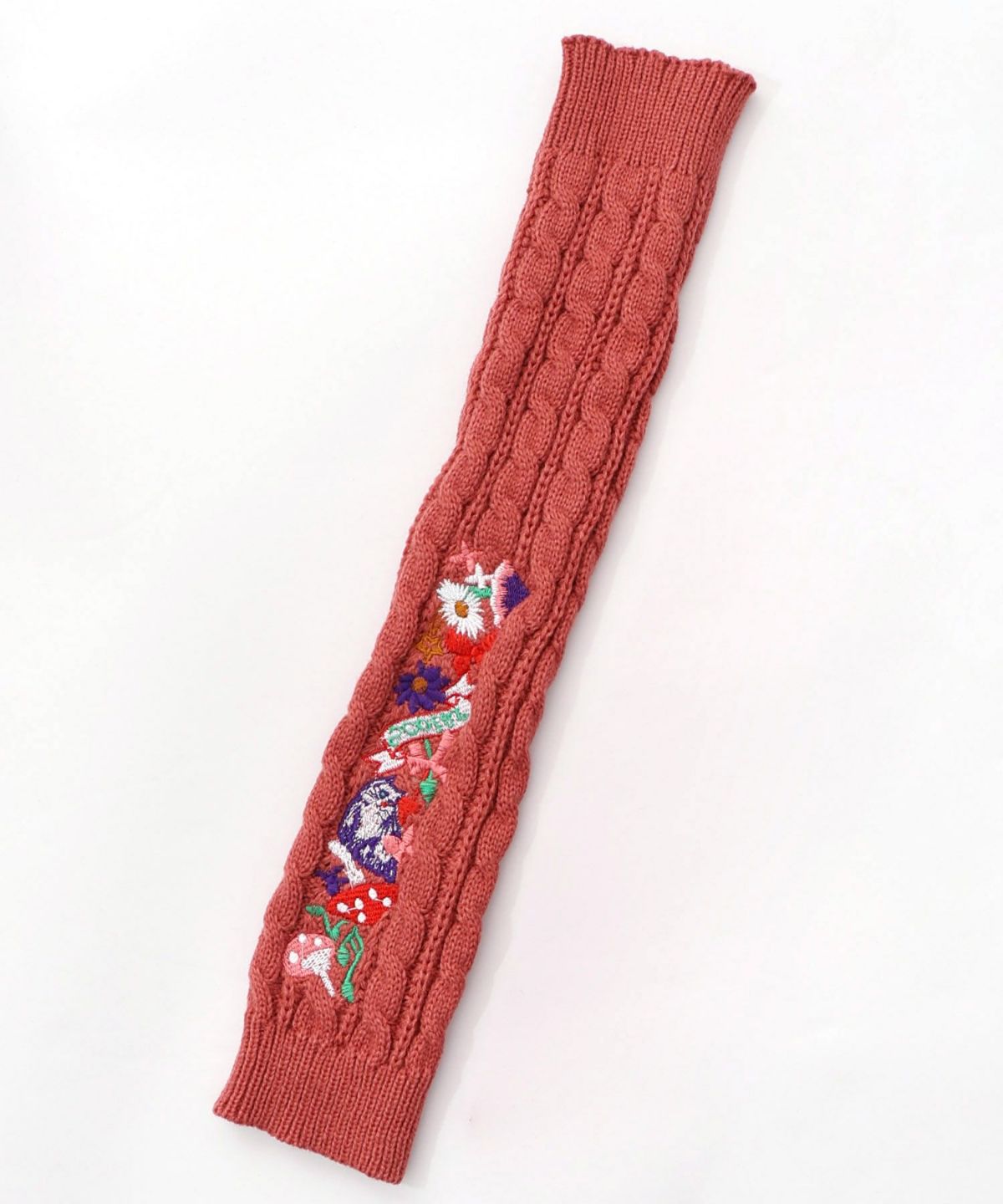 刺繍入りクシュクシュニットアームカバー-11