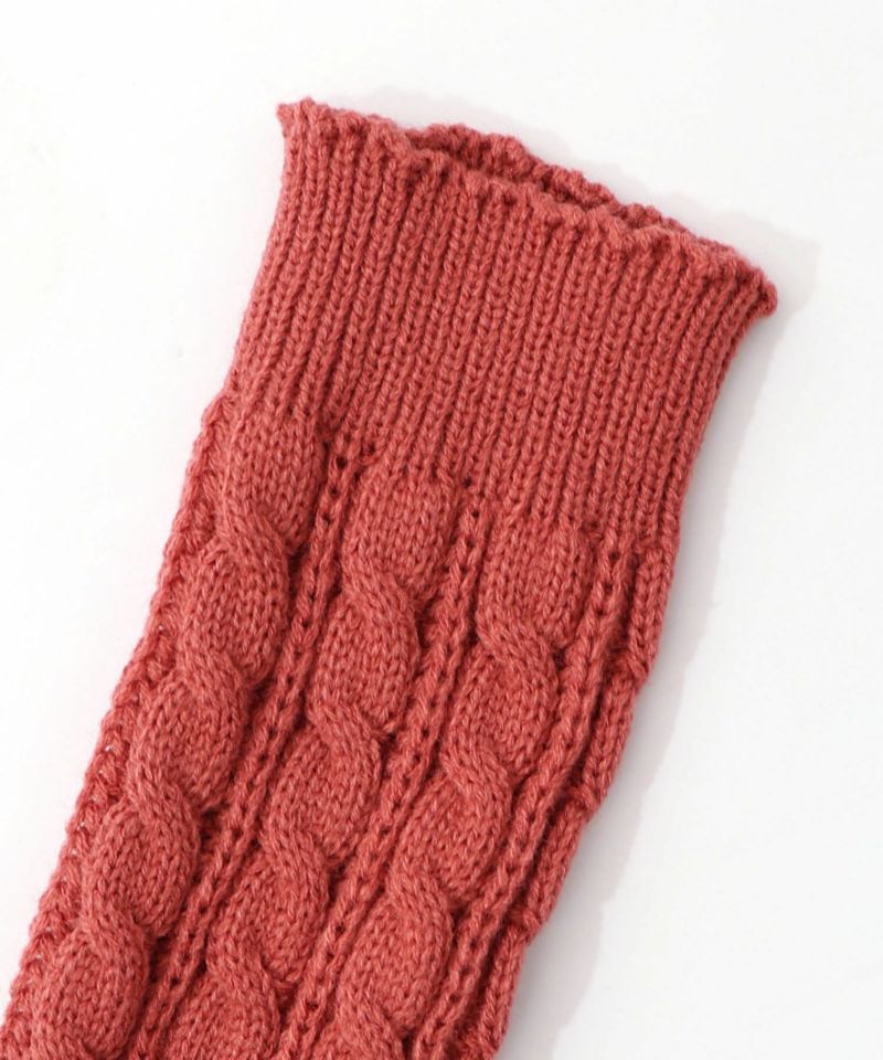 刺繍入りクシュクシュニットアームカバー-12