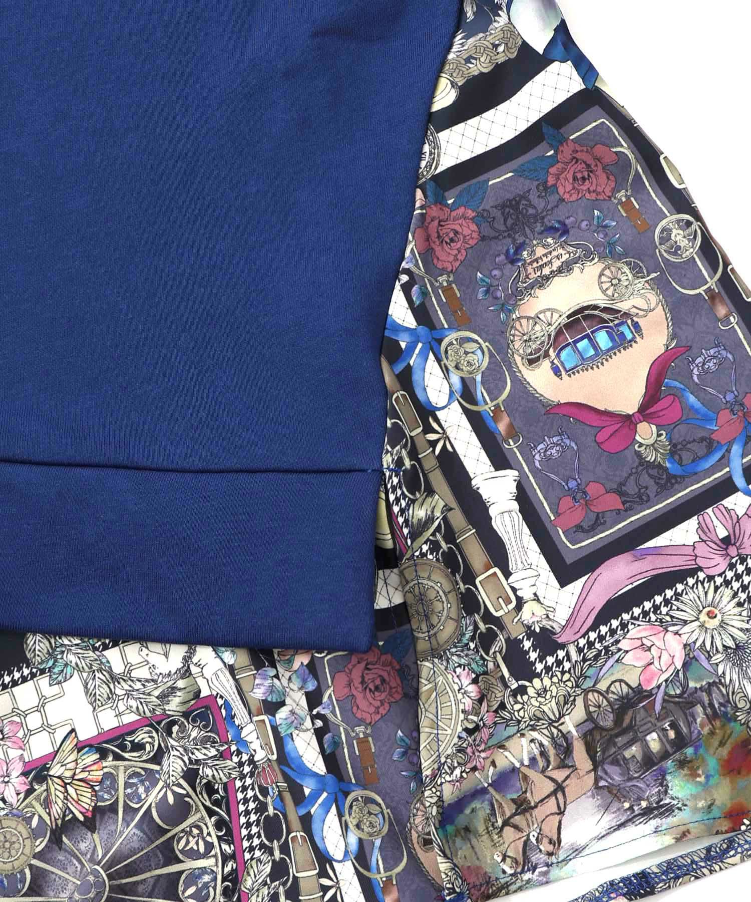 異素材ミックス裏毛アシメプルオーバー-11